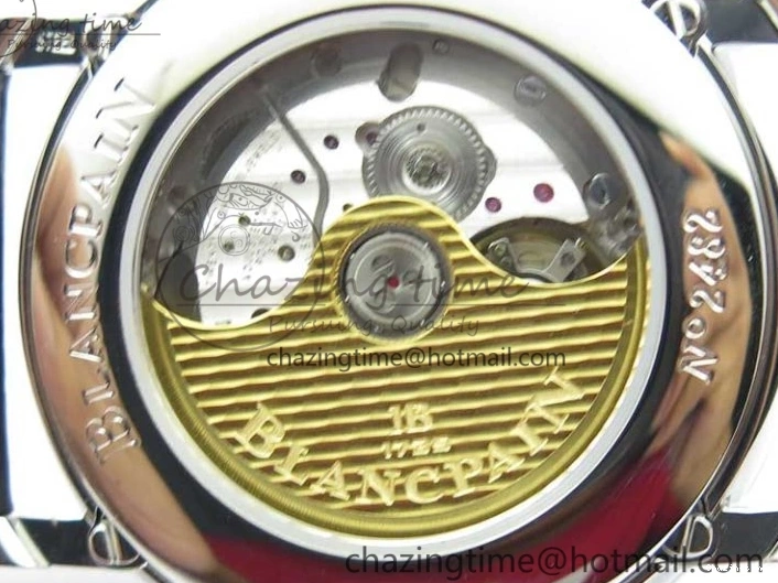 0128 MultiPurpose Villeret 6654 SS Complicated Function OMF 1:1 Best Edition White Dial on Black Leather Strap A6654 V 7901